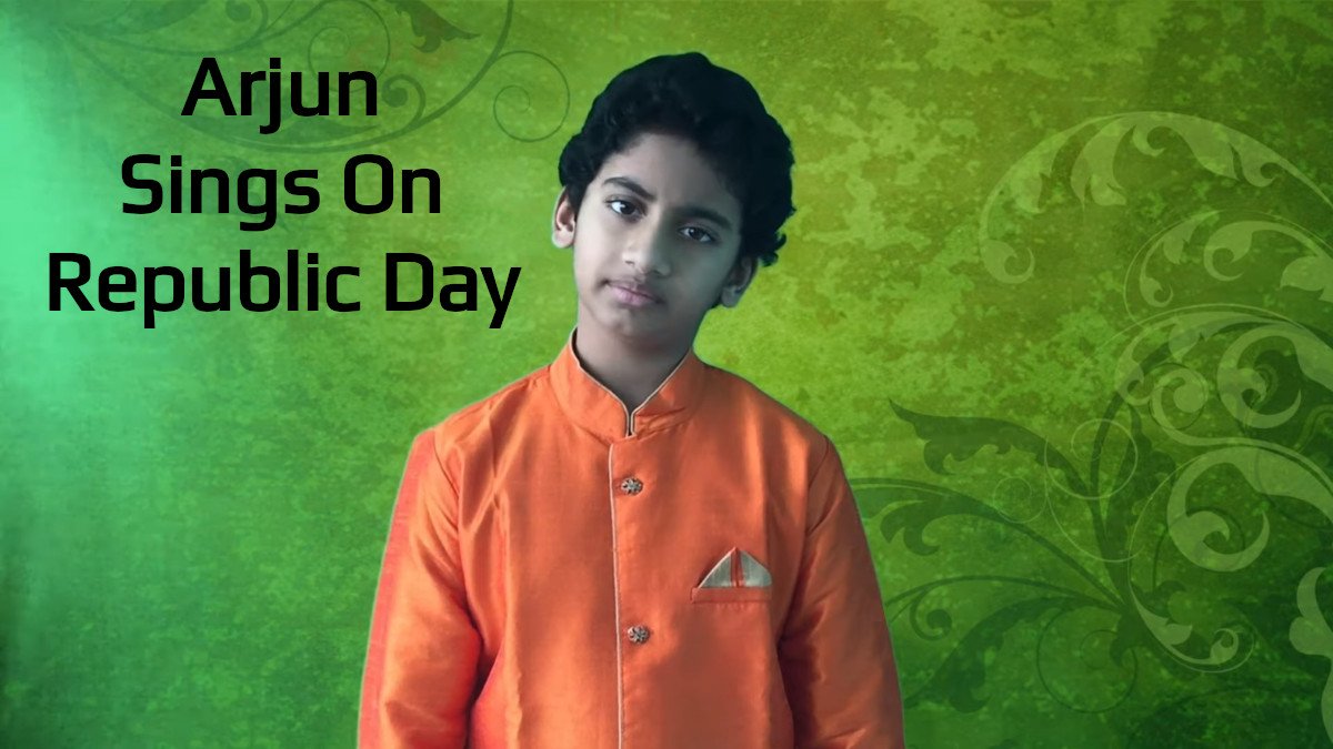 arjun sings for republic day