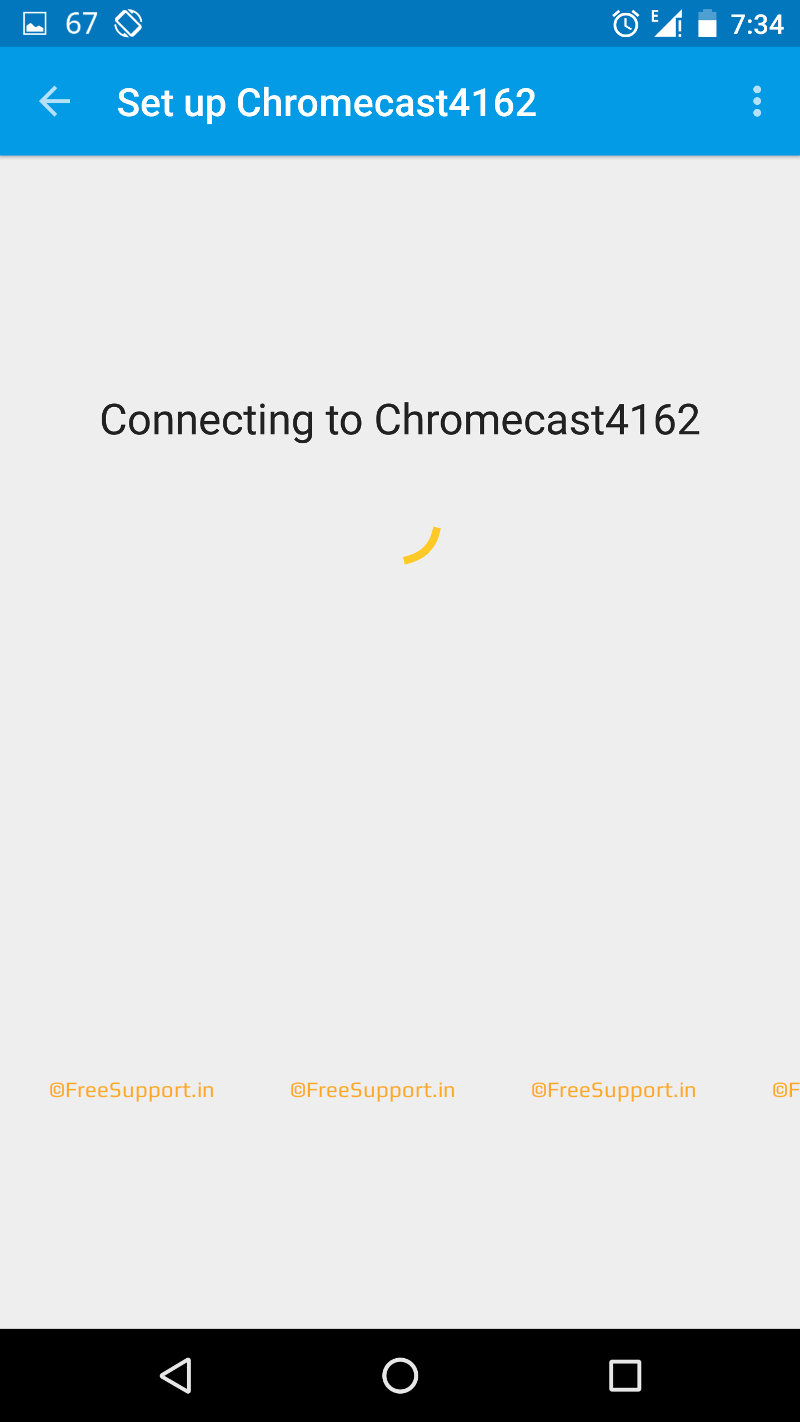03 Chromecast connecting