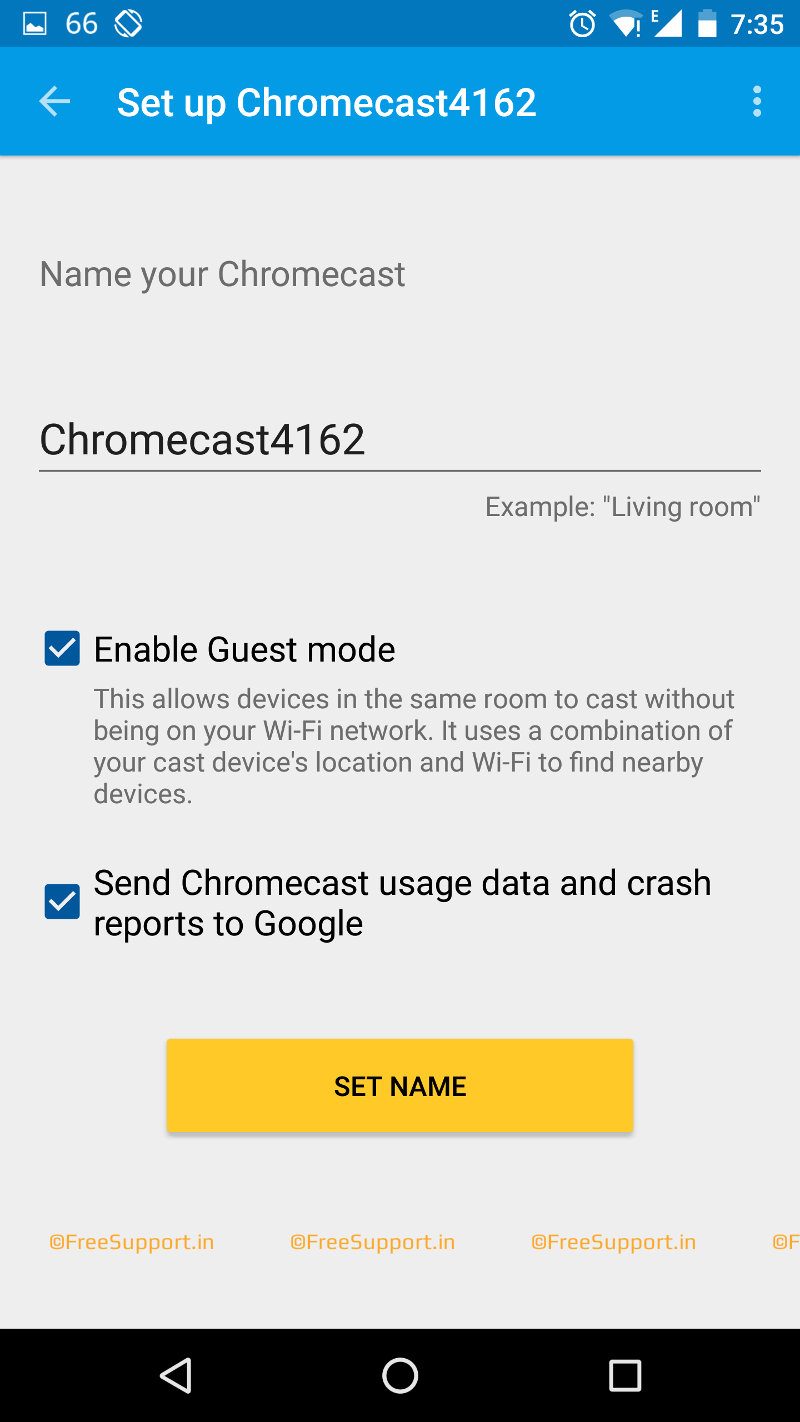 05 Chromecast name your chromecast