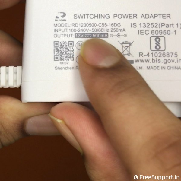 12volt 500ma switching power adapter