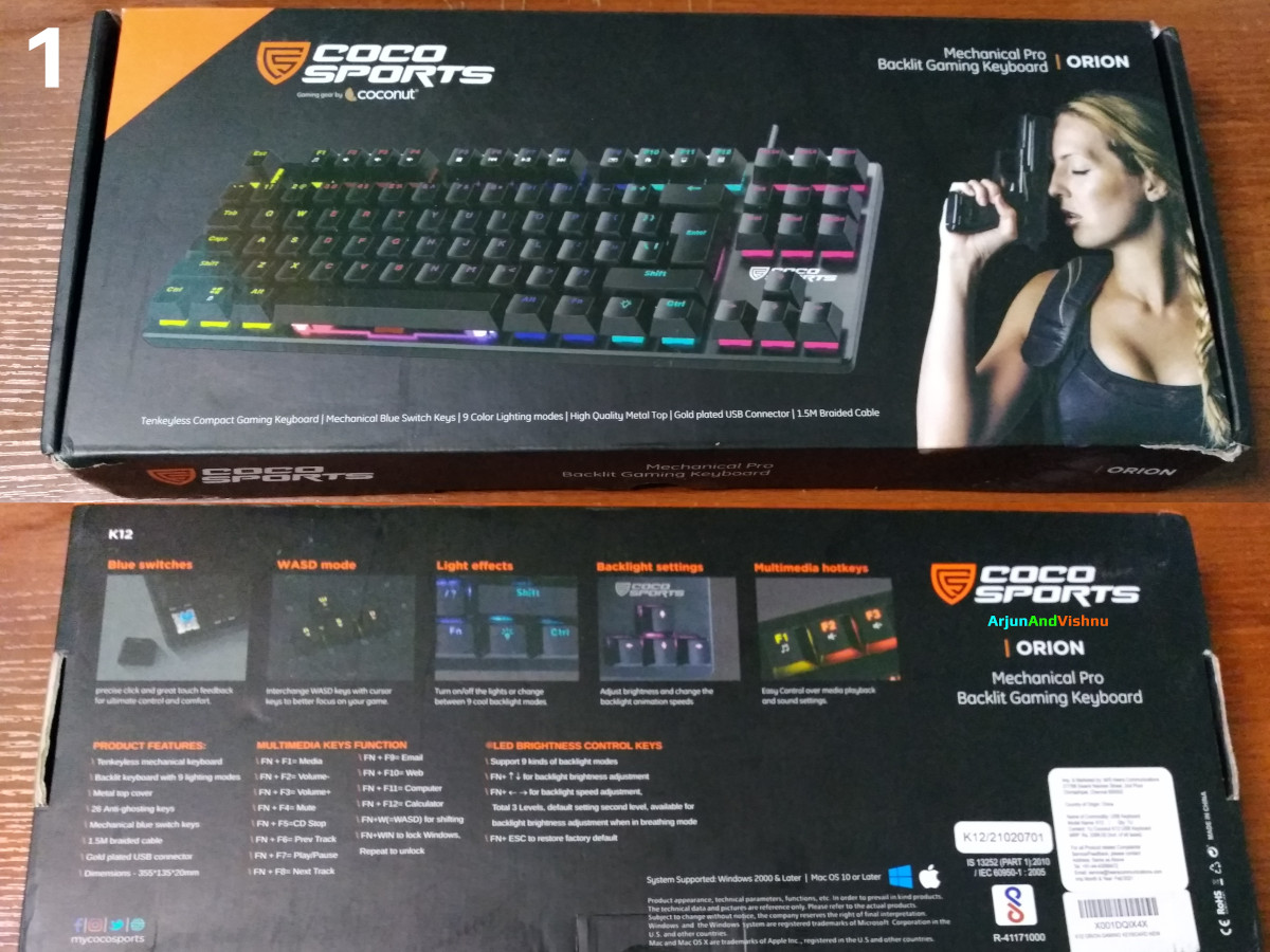 coco sports k12 keyboard box