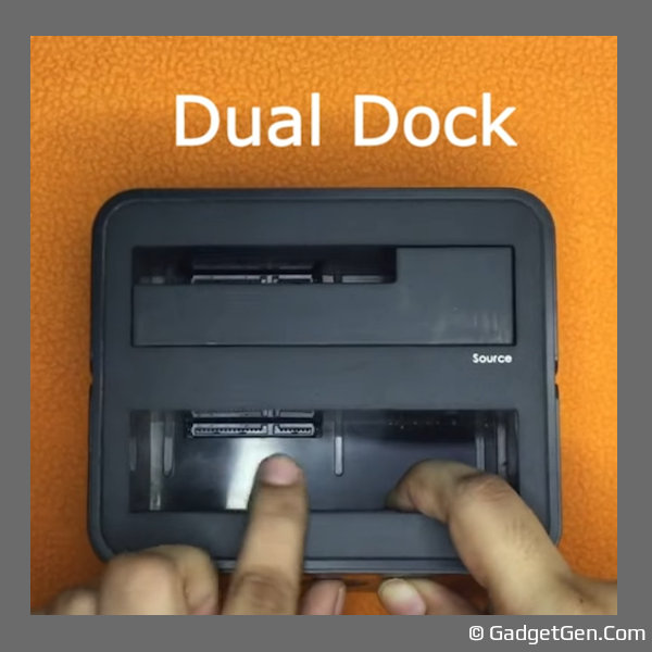 dual dock ssd cloning device