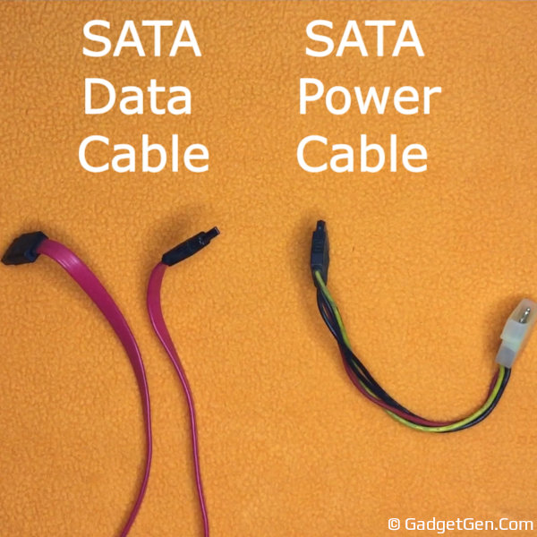 sata data and power cables
