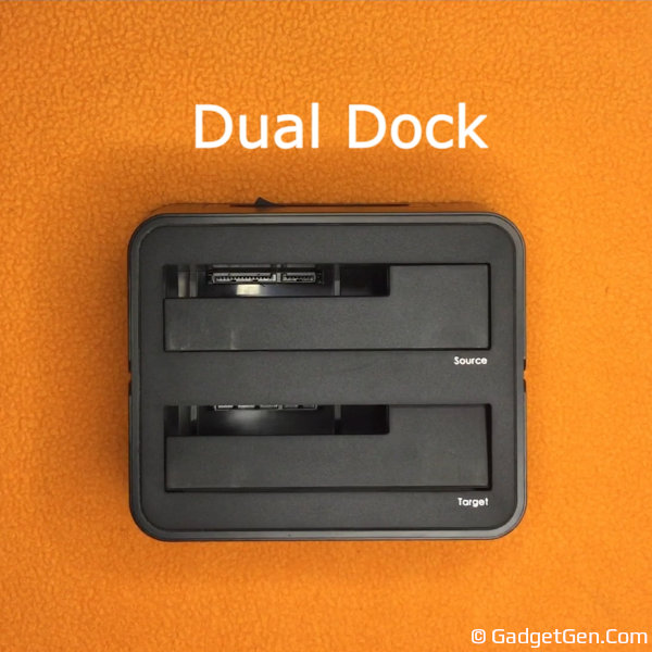 usb 3.0 to sata iii dual hdd ssd dock with disk clone feature