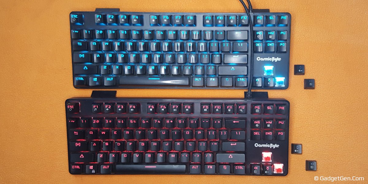 cosmic byte firefly red and blue switch models