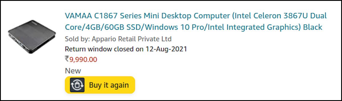 mini pc under 10000 rupees