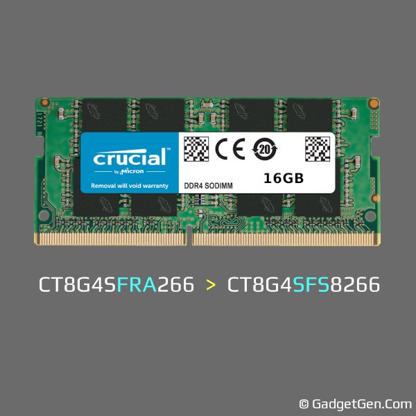 crucial ram model comparison