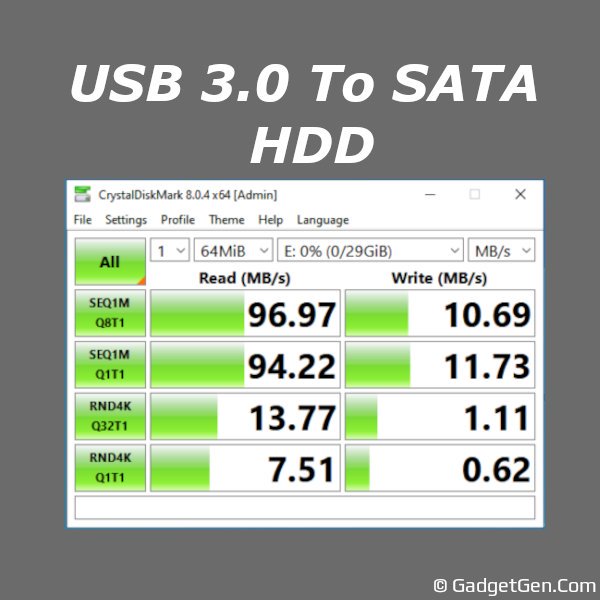 usb 3.0 to sata adapter benchmark