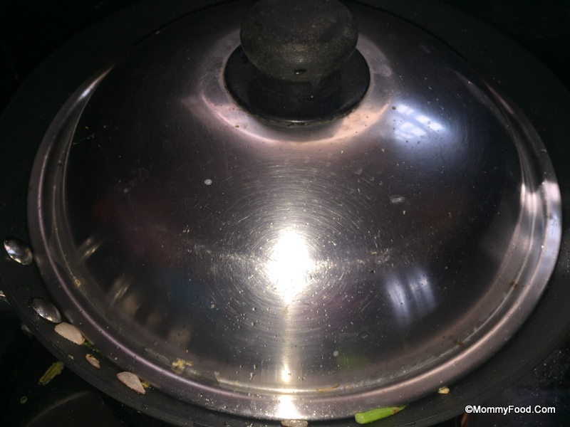 Tomatoes cooking in the pan