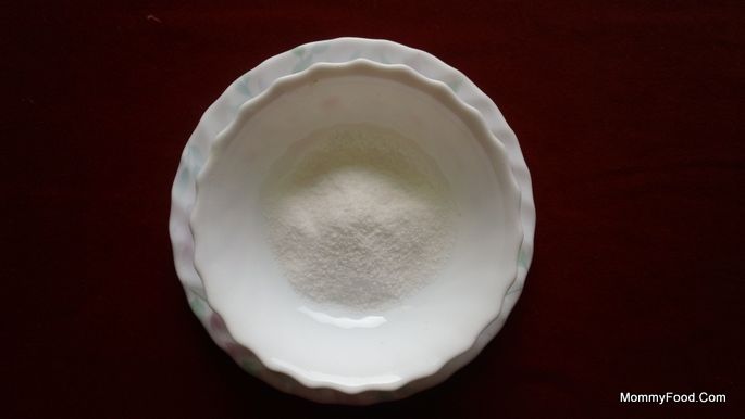 Salt in a bowl