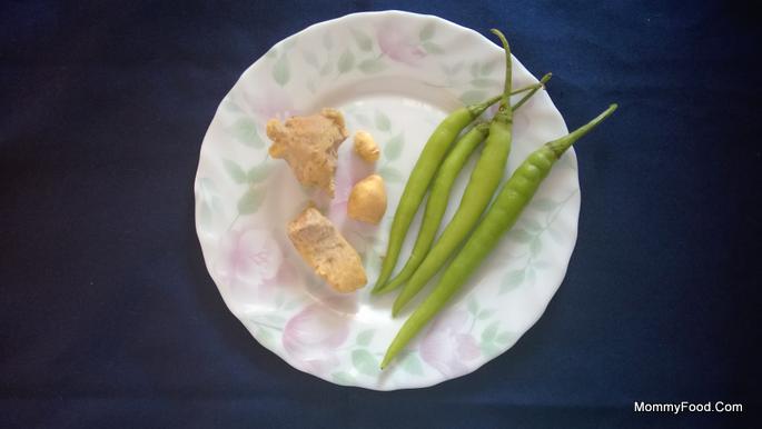 Ginger Green Chillies 2