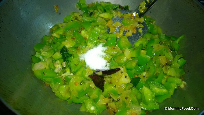 Adding salt to the curry