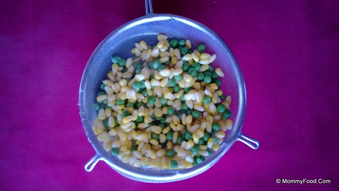 Cooked Peas Corn