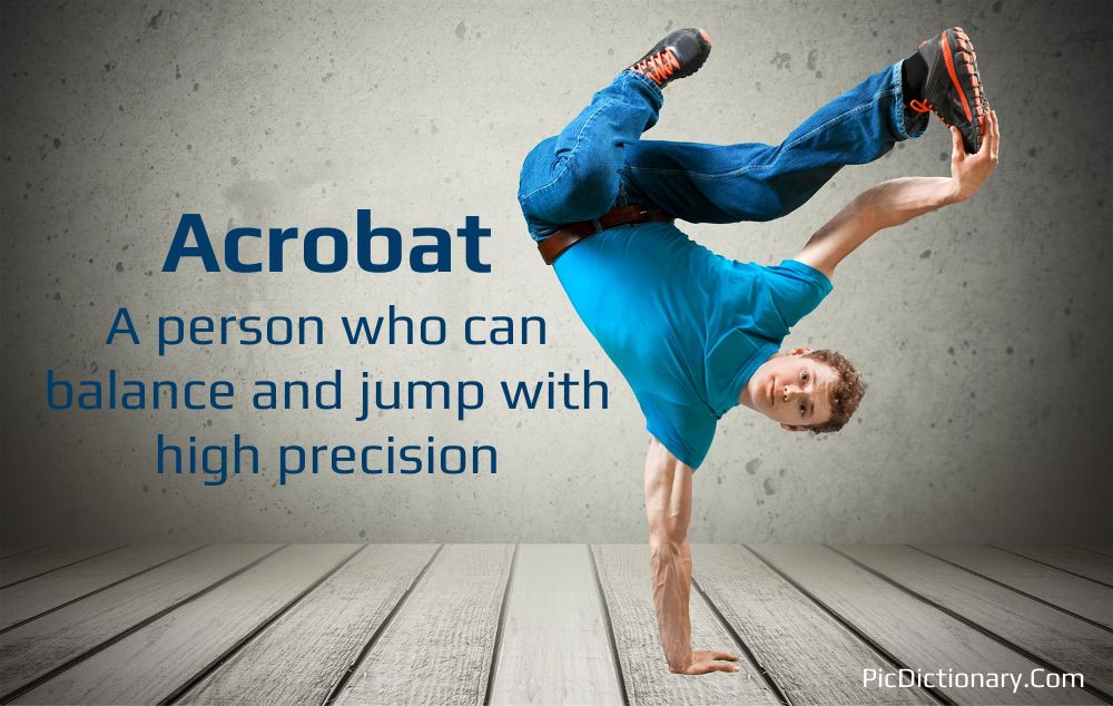 Dictionary meaning of Acrobat
