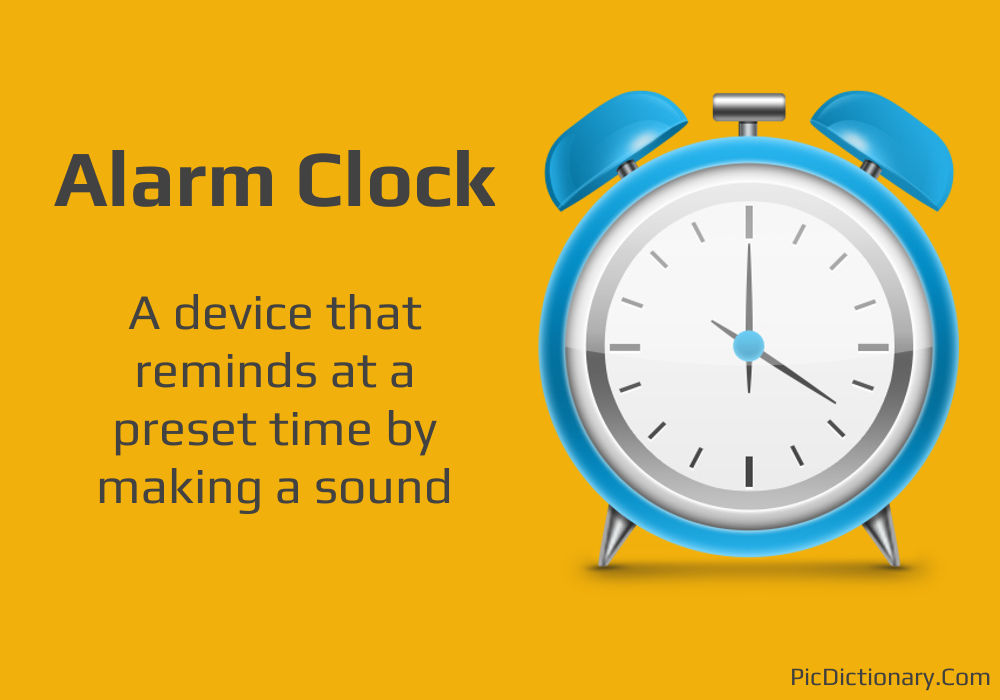Dictionary meaning of Alarm Clock