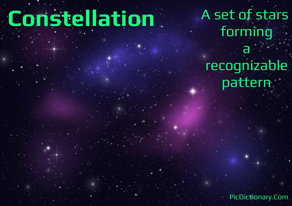 Dictionary meaning of Constellation