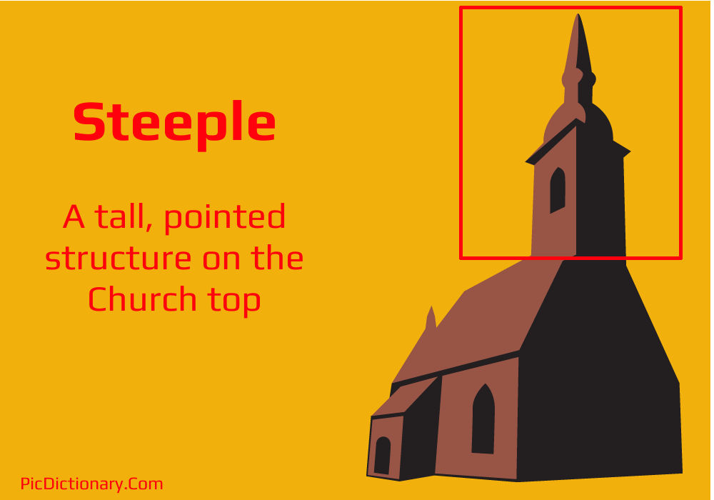 Dictionary meaning of Steeple