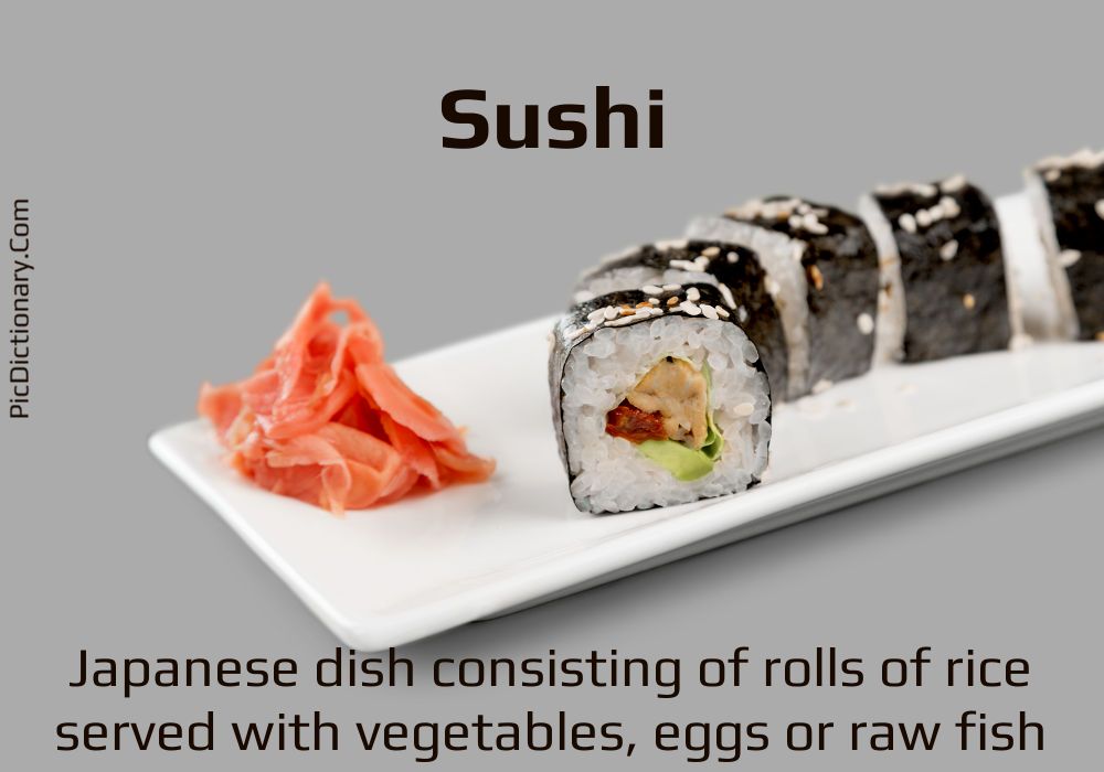 Dictionary meaning of Sushi