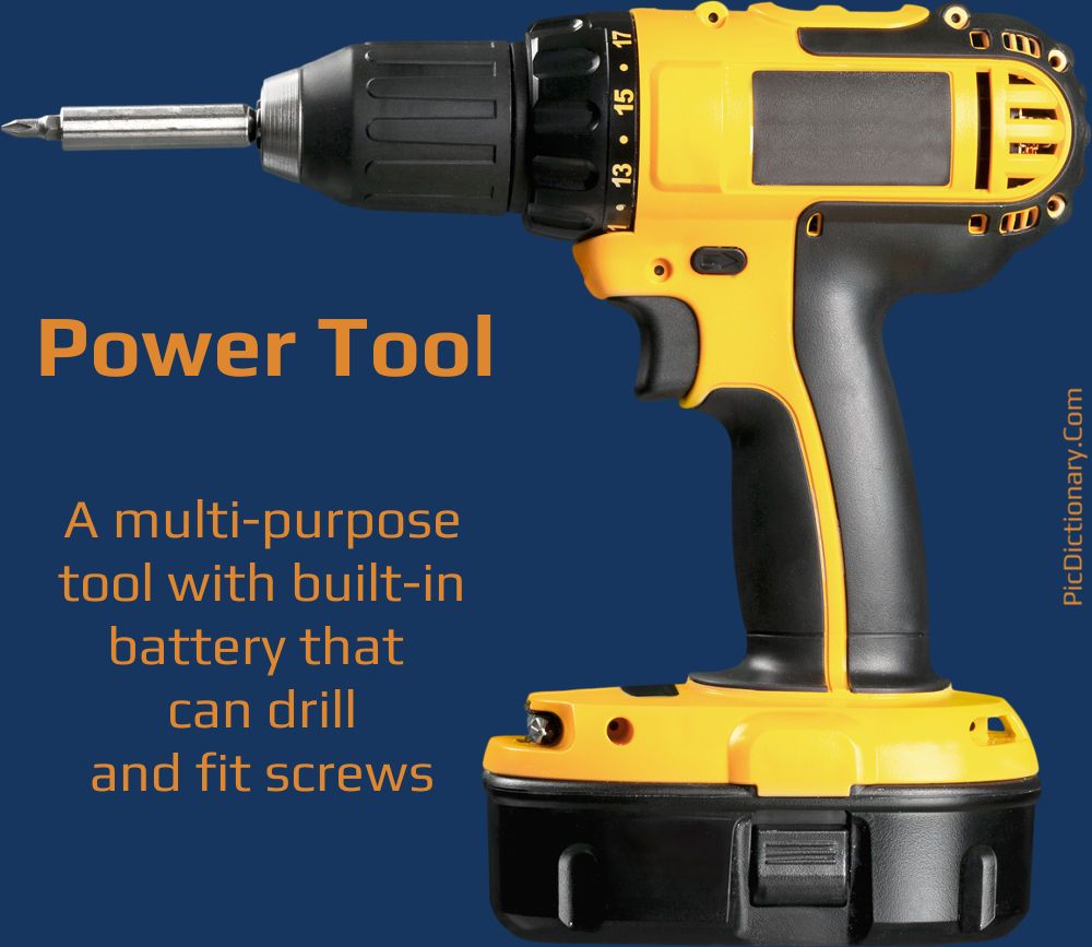 Dictionary meaning of Power Tool